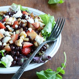 Strawberry Black Bean Salad