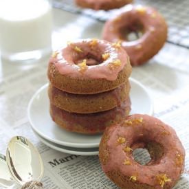 Strawberry Lemon Donuts