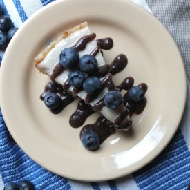 Raw Lemon Berry Cheesecake
