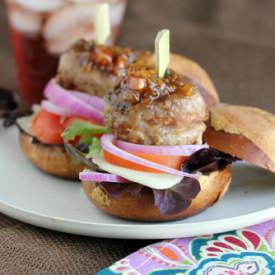 Turkey Burgers with Orange Mustard