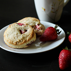 Strawberry & Cream Scones