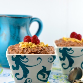 Vegan Chocolate Make Ahead Oatmeal