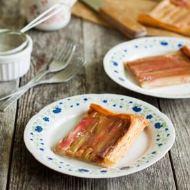 Rhubarb Almond Tart