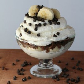 Chocolate Banana Brownie Parfait