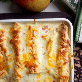 White Chicken Enchiladas