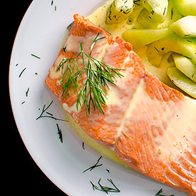 Poached Salmon