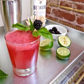 Blackberry Gin Fizz