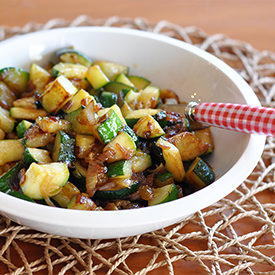 Sautéed Zucchini with Shallots