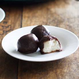 Dark Chocolate Coconut Bites