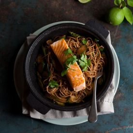 Salmon and Vegetable Stir Fry