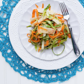 Asparagus, Kohlrabi, & Carrot Salad