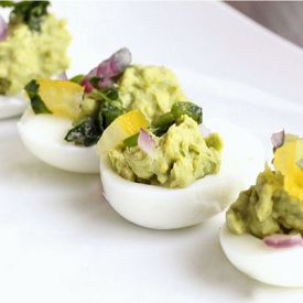 Avocado Deviled Eggs