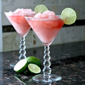 Pomegranate Lime Slushtini
