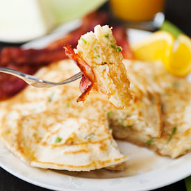 Green Onion Buttermilk Pancakes