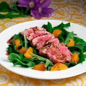 Grilled Ahi Tuna and Arugula Salad