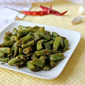 Beans Saute With Garlic