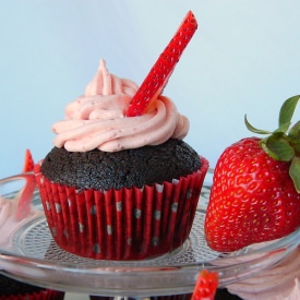 Ale Cupcakes Strawberry Frosting