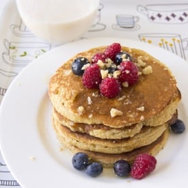 Healthy Whole Wheat Pancakes