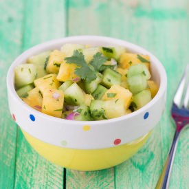 Cucumber Pineapple Salad