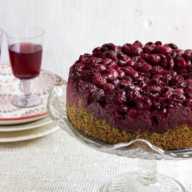 Cherry Poppy Seed Cake