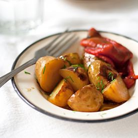 Quick New Potato Roasties