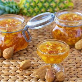 Fig & Fresh Pineapple Freezer Jam