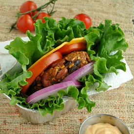 Vegetarian Chili Burger