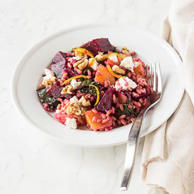 Orange, Farro & Beet Salad