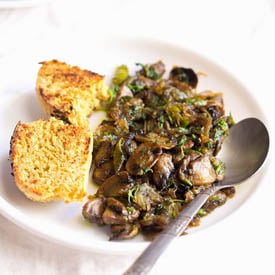 Mushroom Chilli Fry