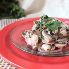 Lemon-Parsley Marinated Mushrooms