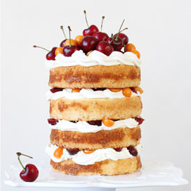 Fresh Cherry Cake