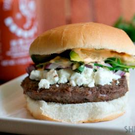 Gourmet Goat Cheese Burger