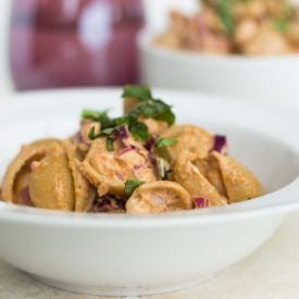 Creamy Tomato Basil Pasta Salad