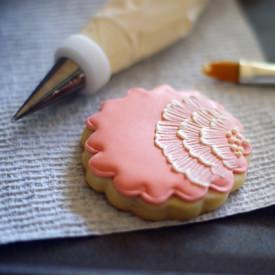 Brush Embroidery Cookie