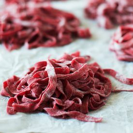Betroot Fettuccine