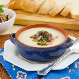 Cauliflower Soup with Potato & Leek