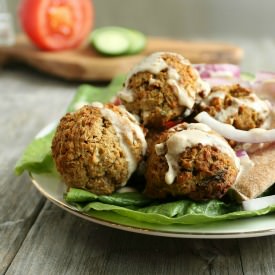 Oven “Fried” Falafel