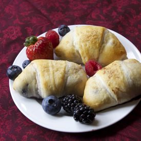 Mixed Berry Stuffed Crescent Rolls