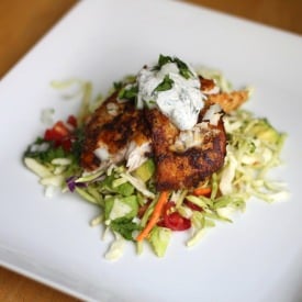 Fish Taco Salad