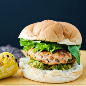 Cheddar Jalapeno Chicken Burgers