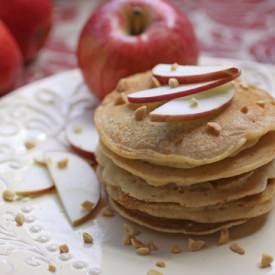 Apple-Almond Butter Pancakes