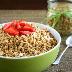 Homemade Peanut Butter Granola
