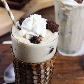 Peanut Butter + Brownie Milkshake