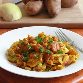 Curried Hash Brown Scramble