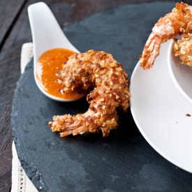 Fried Coconut Almond Shrimp