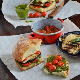 Sandwich with Pesto