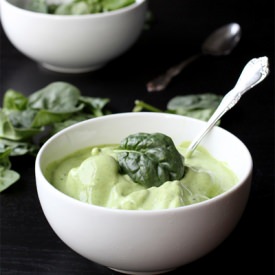 Spinach Frozen Yogurt