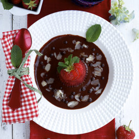 Strawberry Jelly in Chocolate Marsa