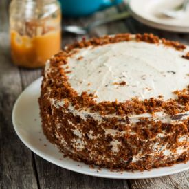 Salted Caramel Carrot Cake