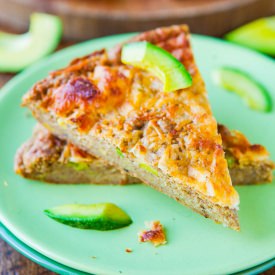 Cheesy Avocado Skillet Pizza Bread